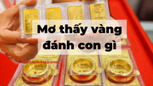 Mơ thấy vàng đánh con gì