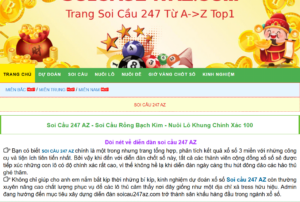 Soi cầu ba miền  bắc chính xác 100%