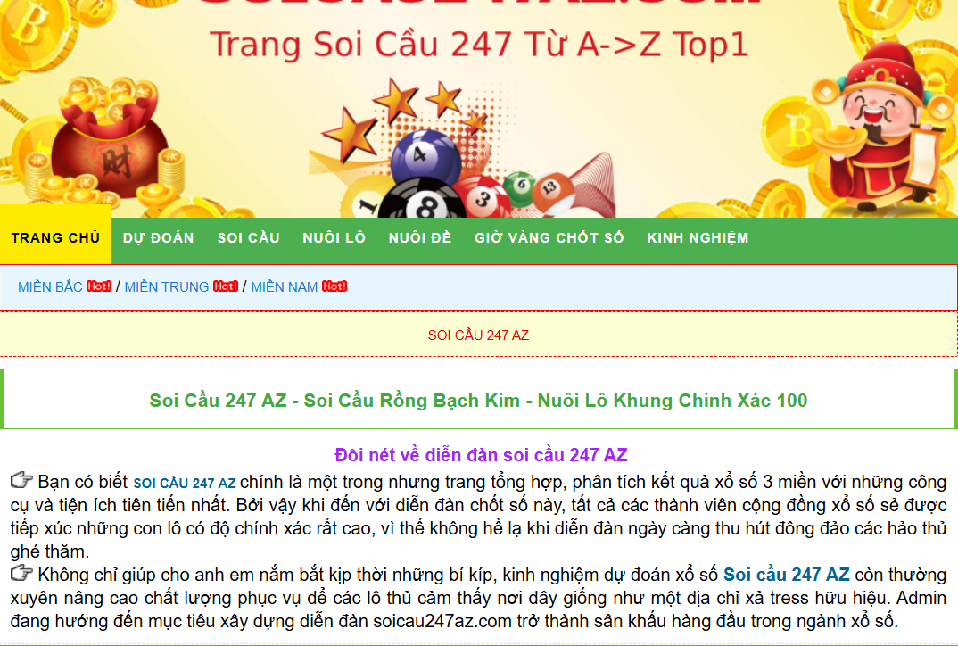 Soi cầu 247 chính xác 100 – cao thủ soi cầu miễn phí